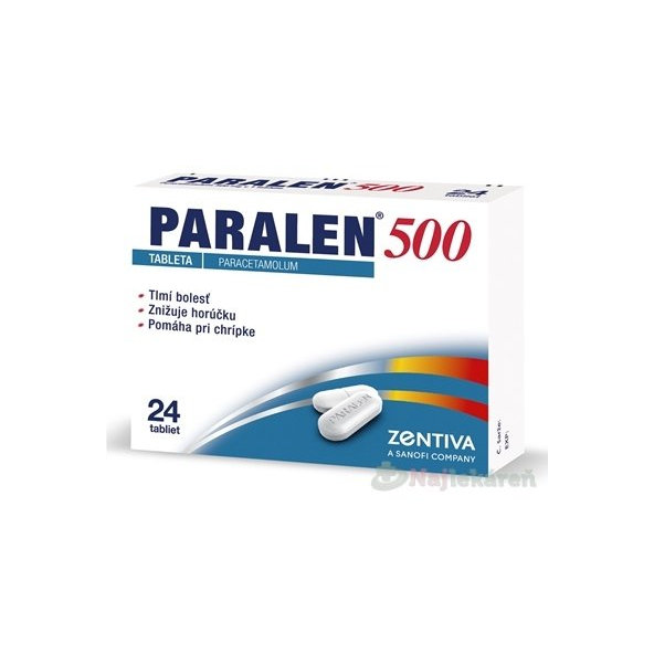 Paralen 500 mg 24 tablet