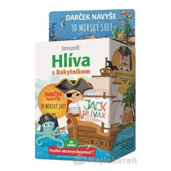 Imunit Jack Hlívák hlíva s rakytníkem dárek 3D mořský svět 60 tablet