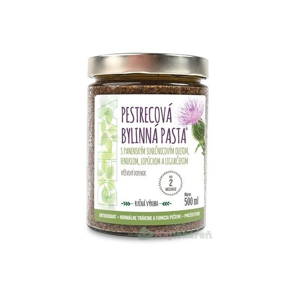 DELTA pestrecová bylinná pasta 500 ml