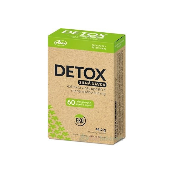 Vitar Detox silná dávka 60 kapslí
