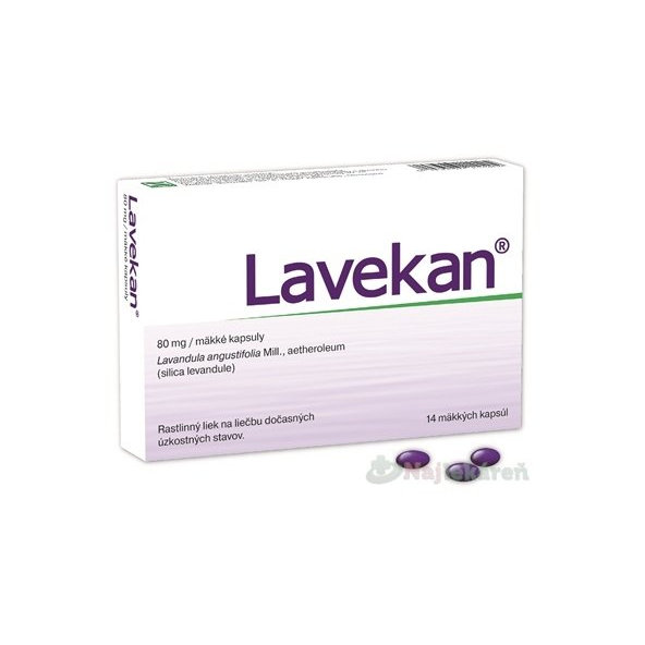 Lavekan 80 mg 14 kapslí