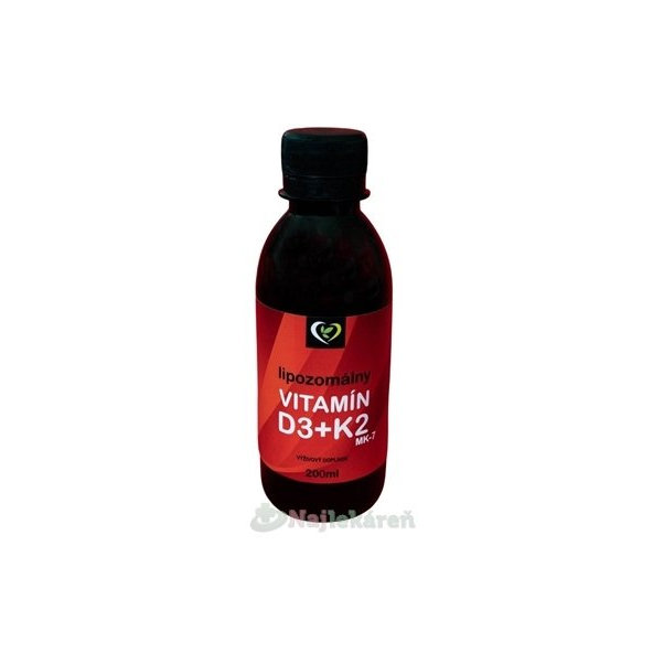Zdravý svět Lipozomální Vitamin D3 + K2 200 ml