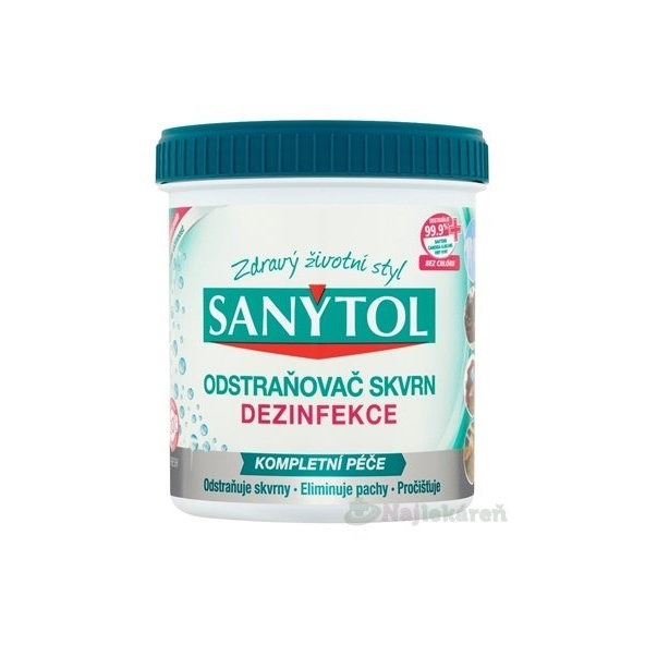 Sanytol Dezinfekce odstraňovač skvrn 450 g