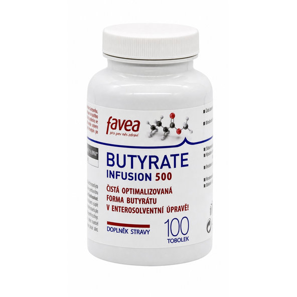 favea Butyrate Infusion 500 mg 100 kapslí