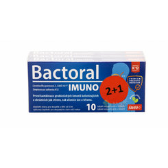 favea Bactoral AKUT IMUNO mátová příchuť 2+1 30 žvýkacích tablet