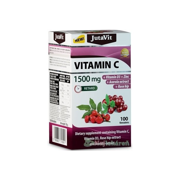 JutaVit vitamin C 1500 mg 100 tablet