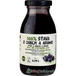 Zdravo 100% šťáva z jablek a aronie 200 ml