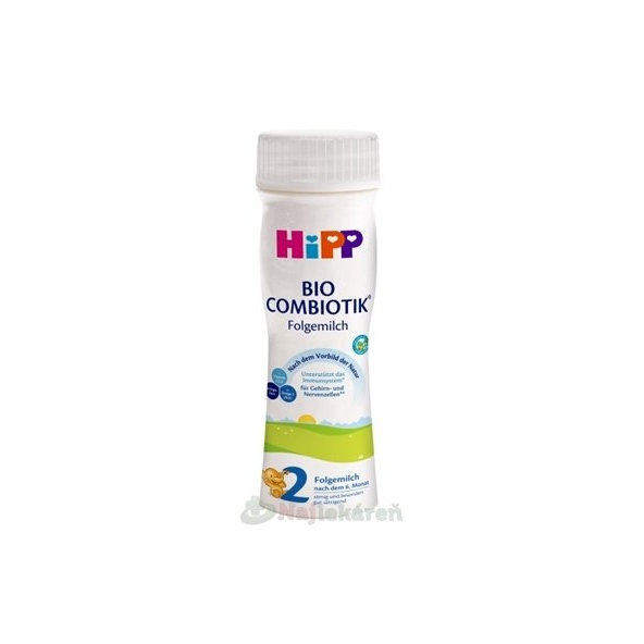 HiPP 2 BIO Combiotik tekutá následná kojenecká výživa 6m+ 200 ml