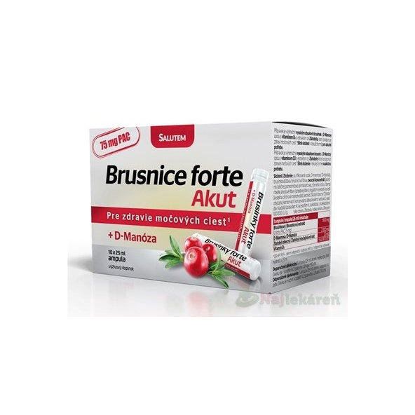 Salutem Brusnice Forte Akut 10x25 ml