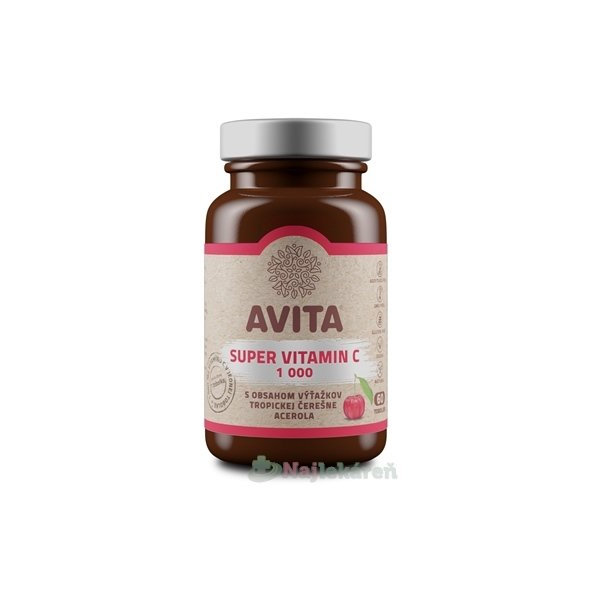 Avita Super vitamin C 1000 mg 60 tablet