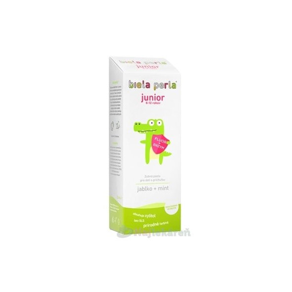 Biela Perla dětská zubní pasta s příchutí jablka 50 ml