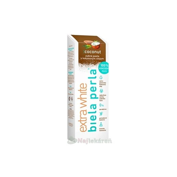 Biela Perla Coconut zubní pasta 75 ml