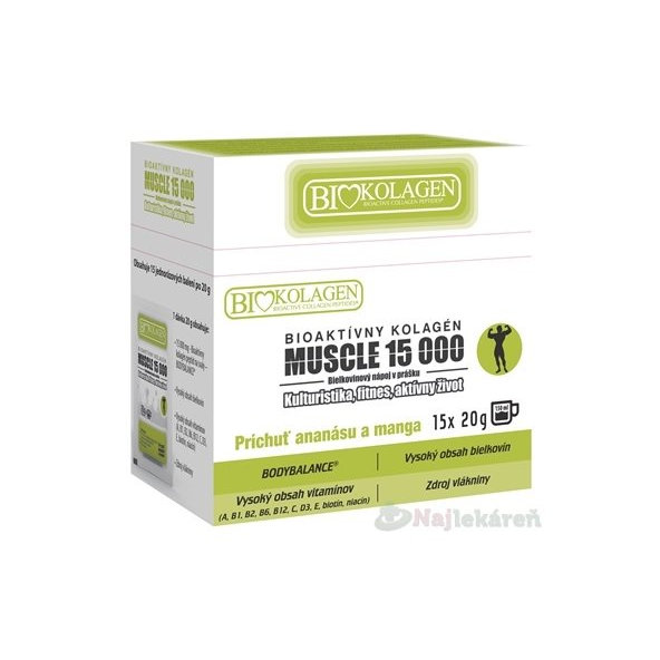 asp Bioaktívny kolagen Muscle 15000 15 sáčků