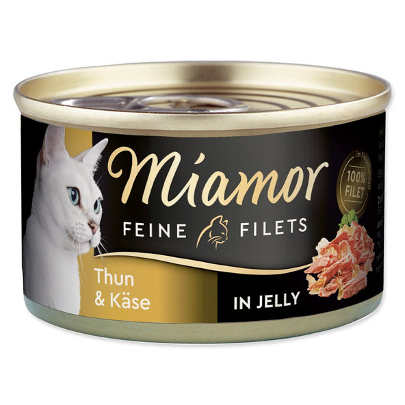 Miamor Feine Filets Adult konzerva tuňák sýr želé 100 g