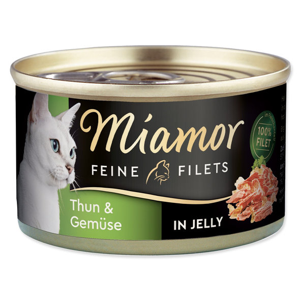 Miamor Feine Filets Adult konzerva tuňák zelenina želé 100 g