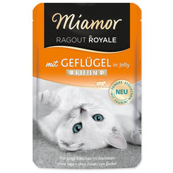 Miamor Ragout Royale Kitten kapsička drůbež v želé 100 g