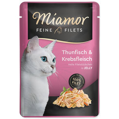 Miamor Feine Filets Adult kapsička tuňák krab želé 100 g