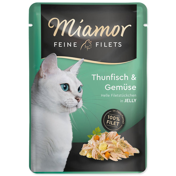 Miamor Feine Filets Adult kapsička tuňák se zeleninou v želé 100 g