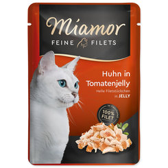 Miamor Feine Filets Adult kapsička kuře rajčata želé 100 g