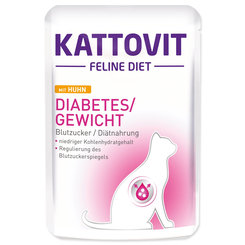 Kattovit Diabetes/Gewicht kapsička kuře 85 g