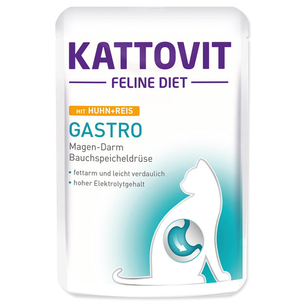 Kattovit Gastro kapsička kuře a rýže 85 g