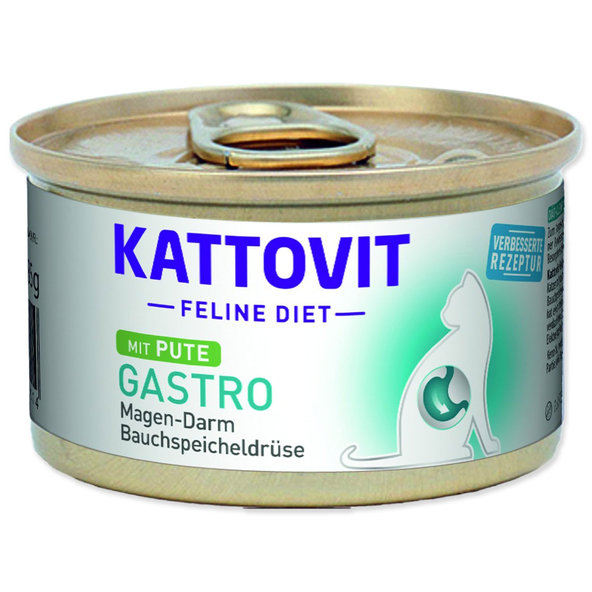 Kattovit Gastro konzerva s krůtím masem 85 g