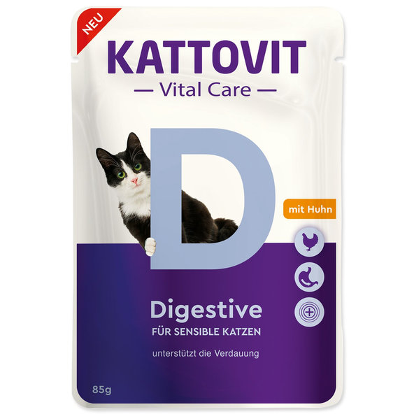 Kattovit Vital Care Digestive kapsička kuře 85 g
