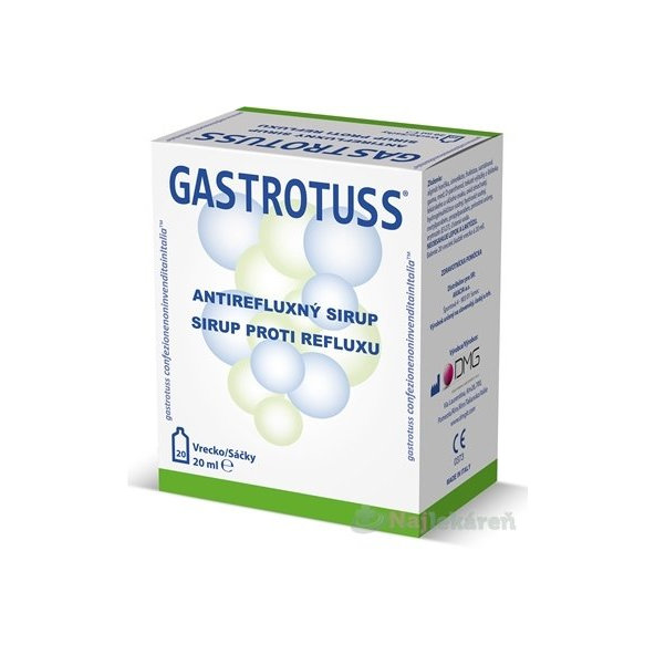 Gastrotuss antirefluxní sirup sáčky 20 ks