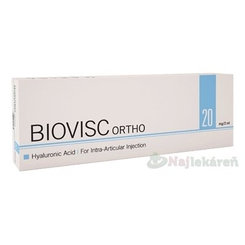Biovisc Ortho 1 % injekční kyselina hyaluronová 2 ml