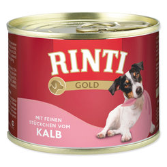 Rinti Gold Adult konzerva telecí 185 g