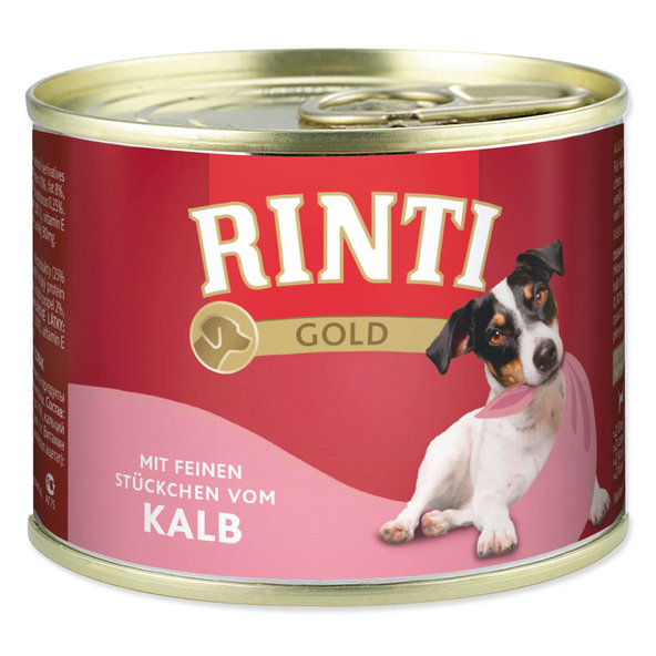 Rinti Gold Adult konzerva telecí 12 x 185 g