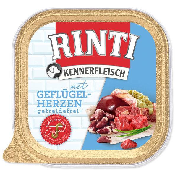 Rinti Kennerfleisch Adult vanička drůbeží srdce 300 g