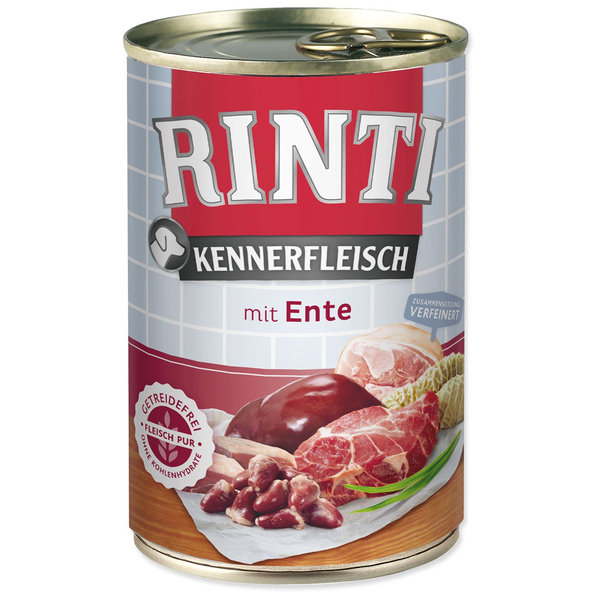 Rinti Kennerfleisch Adult konzerva kachní srdce 400 g