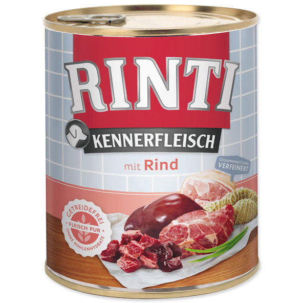 Rinti Kennerfleisch Adult konzerva hovězí 800 g