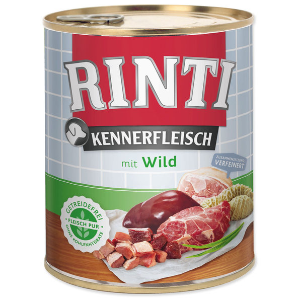 Rinti Kennerfleisch Adult konzerva zvěřina 12 x 800 g