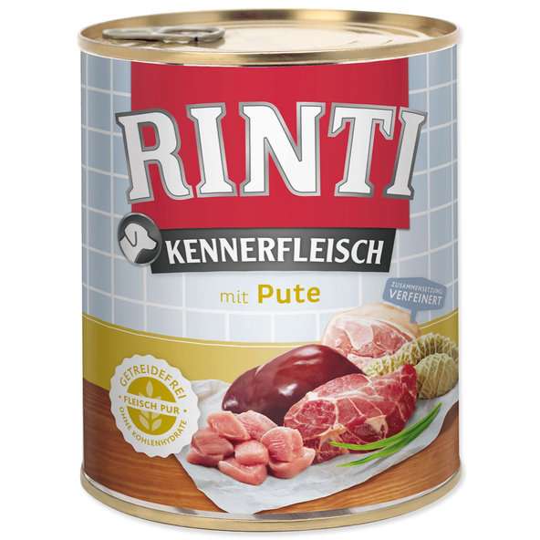 Rinti Kennerfleisch Adult konzerva krůta 800 g