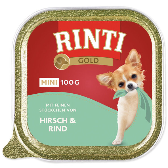 Rinti Gold Adult Mini vanička jelen a hovězí 100 g