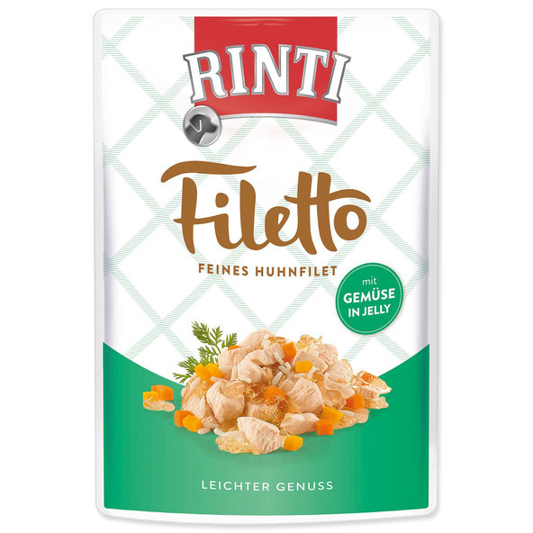 Rinti Filetto Adult kapsička kuřecí a zelenina v želé 100 g