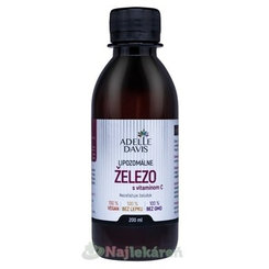 ADELLE DAVIS lipozomální železo + vitamin C 200 ml