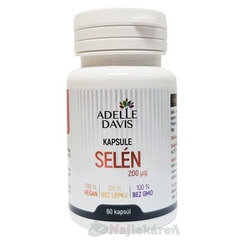 ADELLE DAVIS selen 200 mcg 60 kapslí