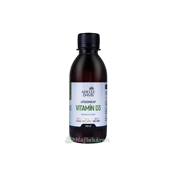 ADELLE DAVIS lipozomální vitamin D3 200 ml