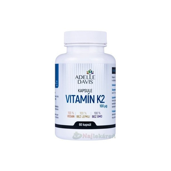 ADELLE DAVIS vitamin K2 100 mcg 60 kapslí