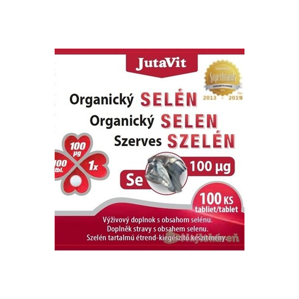 JutaVit Organický selen 100 µg 100 tablet