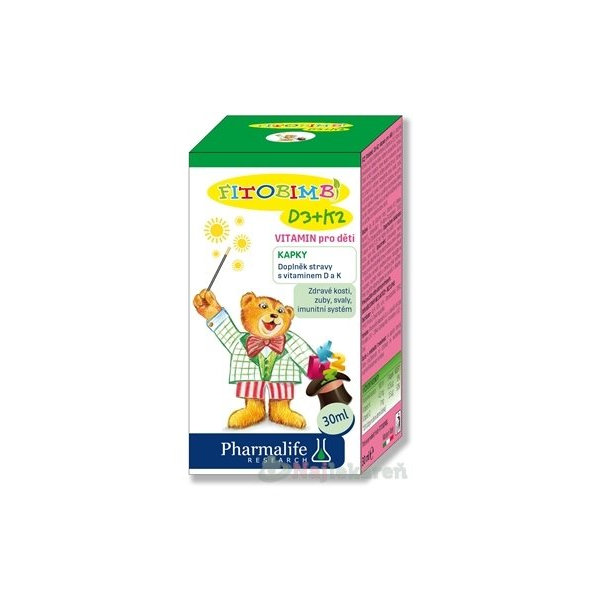 PHARMALIFE Vitamín D3 + K2 pre deti, 30ml