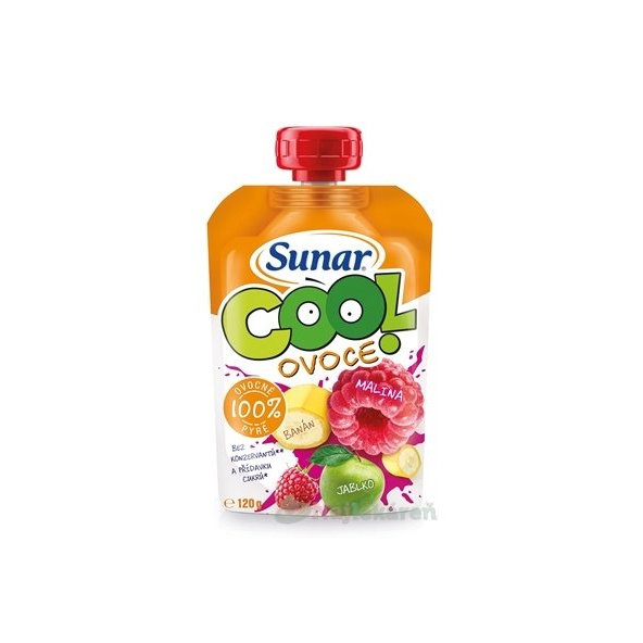 Sunar COOL malina banán jablko 12m+ 120 g