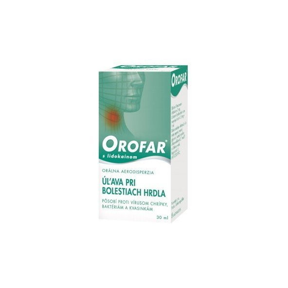 Orofar na bolest v krku 30 ml