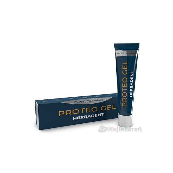 Herbadent Proteo gel pod zubní náhrady 40 g