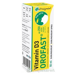 Vitamín D3 OROFAST sublingvální sprej 250 dávek 50 ml