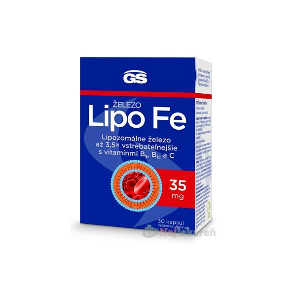 GS Železo Lipo Fe 30 kapslí