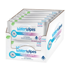 WATERWIPES Vlhčené ubrousky Adults bez obsahu plastů 12x30 ks